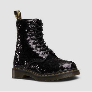 Dr. Martens® 1460 Pascal Sequin lace-up boot